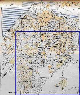 mapa de Rabat em ingles