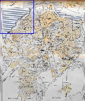 mapa de Rabat em ingles