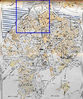 carte de Rabat en anglais