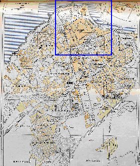 mapa de Rabat em ingles