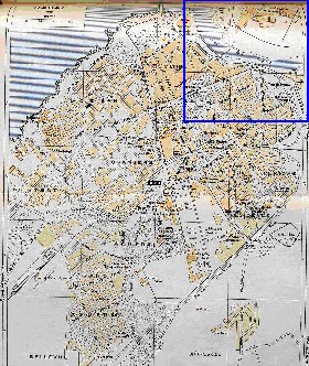 mapa de Rabat em ingles