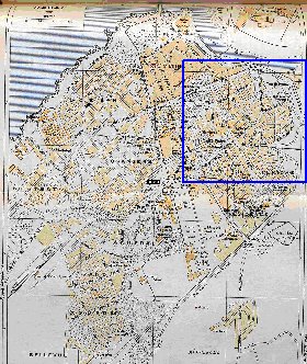 mapa de Rabat em ingles