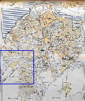 mapa de Rabat em ingles