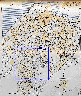 mapa de Rabat em ingles