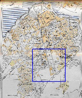 carte de Rabat en anglais