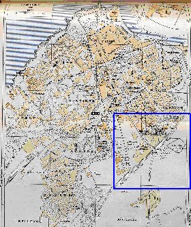 mapa de Rabat em ingles