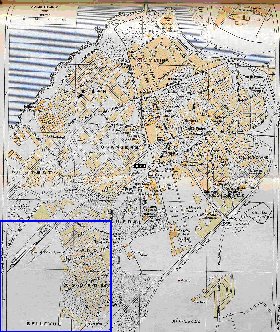 mapa de Rabat em ingles