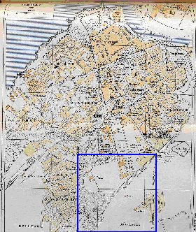 mapa de Rabat em ingles