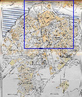 carte de Rabat en anglais