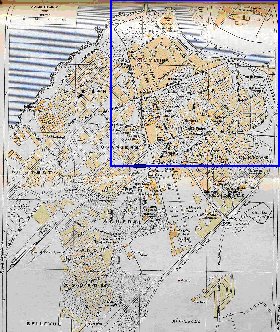 mapa de Rabat em ingles