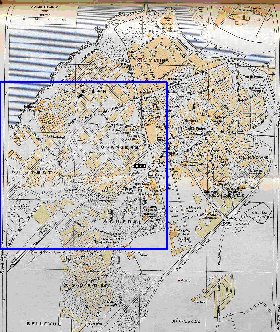 carte de Rabat en anglais