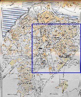 mapa de Rabat em ingles