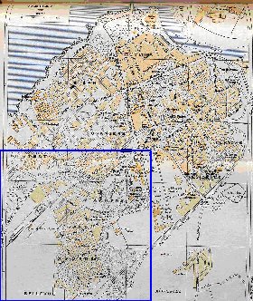 carte de Rabat en anglais