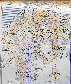 carte de Rabat en anglais