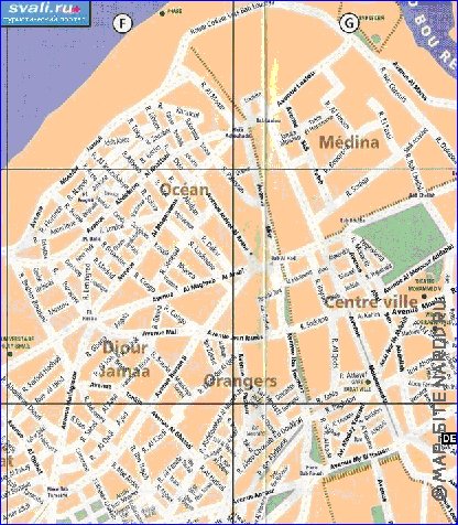 carte de Rabat
