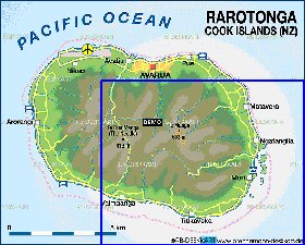 carte de Rarotonga