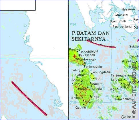 carte de Riau