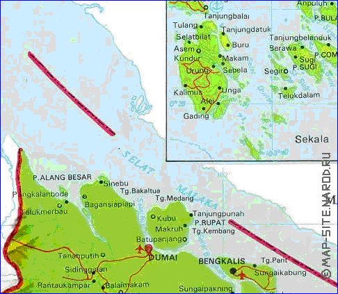 carte de Riau