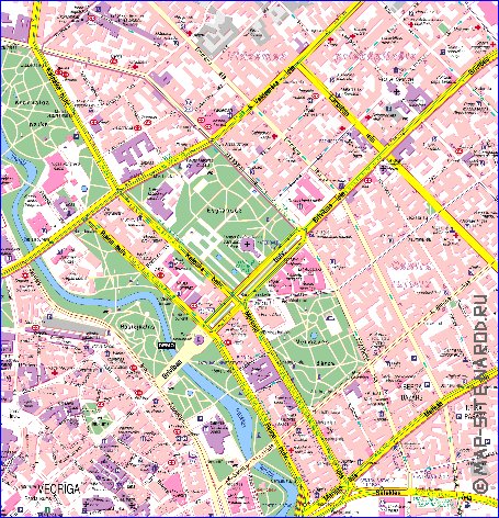 Transport carte de Riga