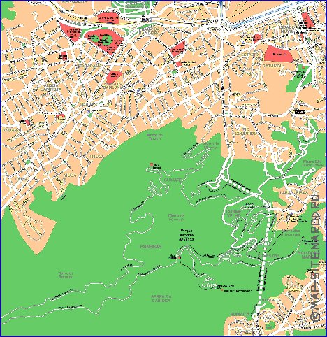 mapa de Rio de Janeiro