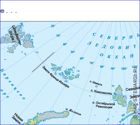 Fisica mapa de Russia