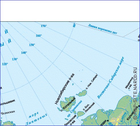 Fisica mapa de Russia