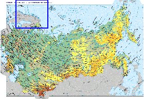 Fisica mapa de Russia