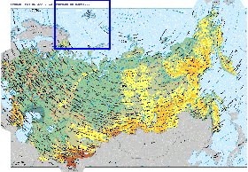 Fisica mapa de Russia