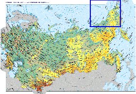 Fisica mapa de Russia