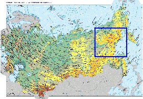 Fisica mapa de Russia