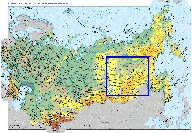 Fisica mapa de Russia