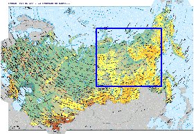 Fisica mapa de Russia