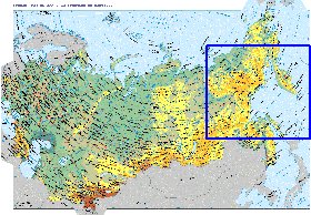 Fisica mapa de Russia