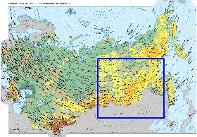 Fisica mapa de Russia