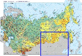 Fisica mapa de Russia