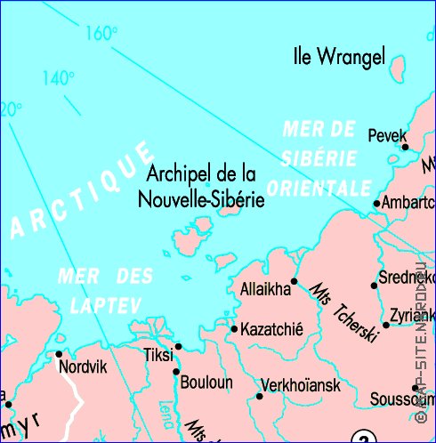 carte de Russie