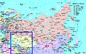 carte de Russie