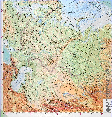 carte de Russie