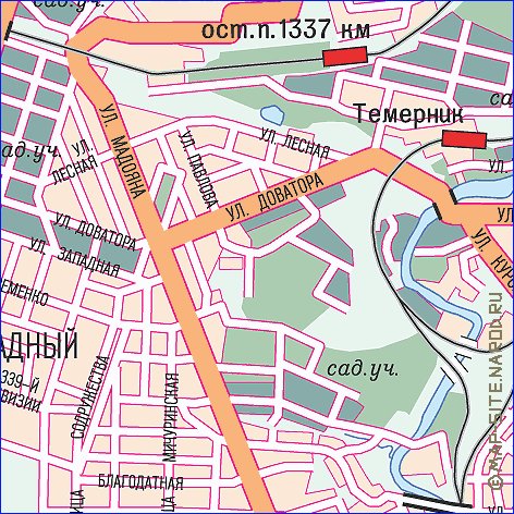 carte de Rostov-sur-le-Don