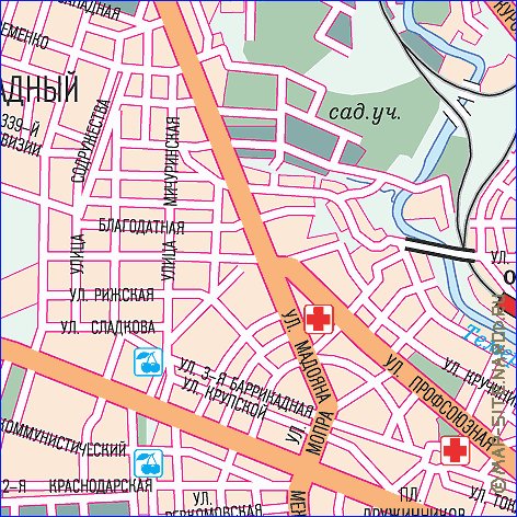 mapa de Rostov do Don