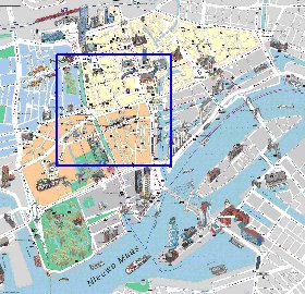 mapa de Roterdao
