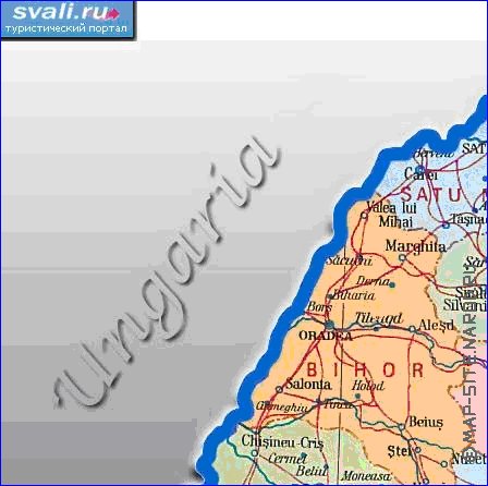 Administrativa mapa de Romenia