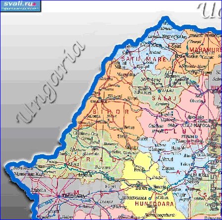 Administrativa mapa de Romenia