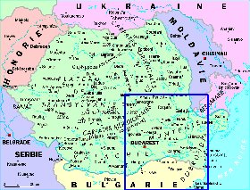 carte de Roumanie