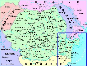 carte de Roumanie