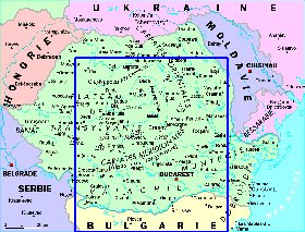 carte de Roumanie